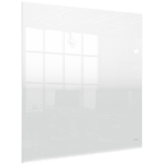 Nobo Transparent Acrylic Mini Whiteboard Desktop or Wall Mounted 450x450mm