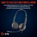 Poly Blackwire 3225 USB-C Stereo-Headset + 3.5-mm-Stecker + USB-C/A-Adapter