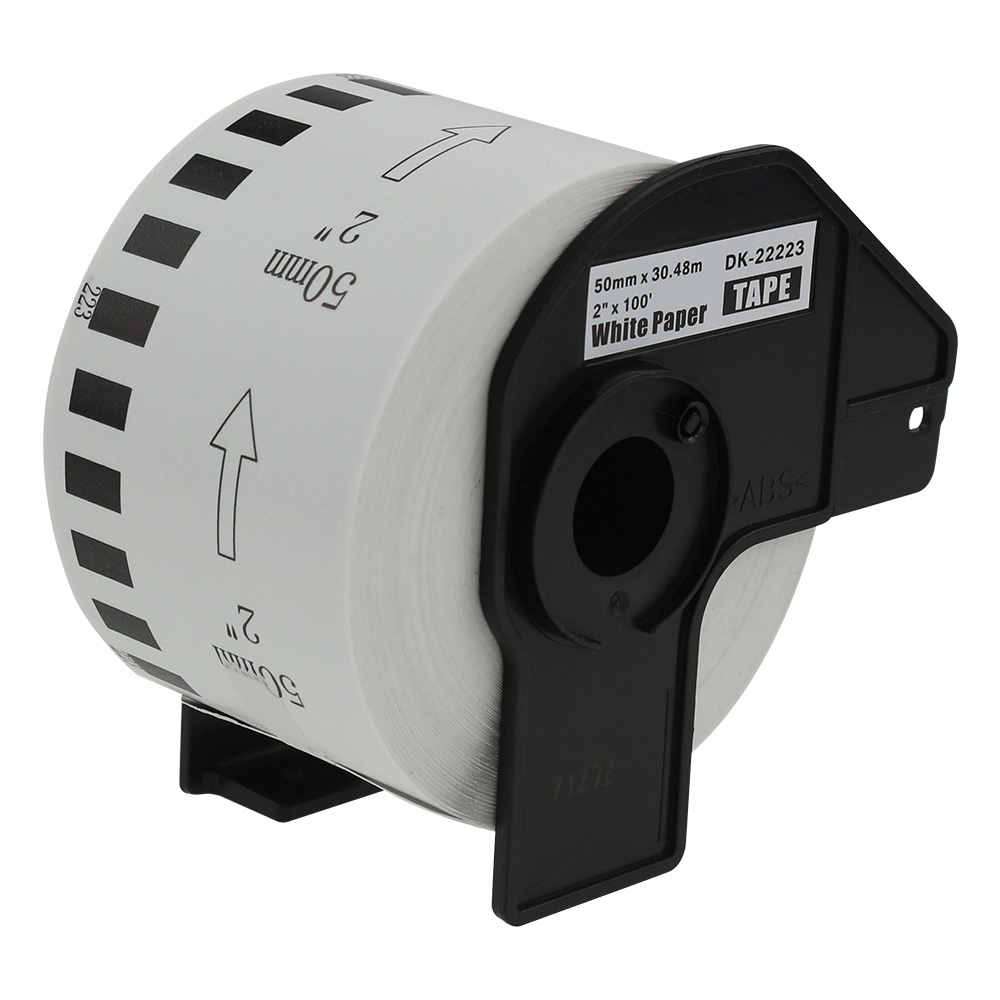 Image of CTS Wholesale Compatible Brother DK-22223 Continuous Length White Tape