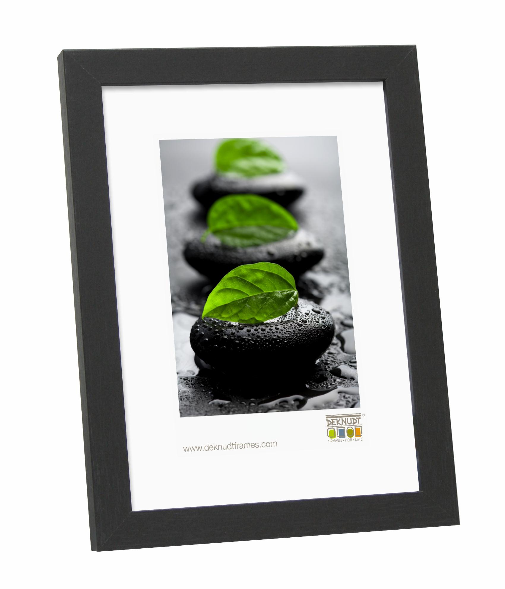 Image of Deknudt S44CF2 - Wood - Black - Single picture frame - 15 x 20 cm...