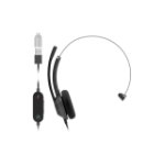 Cisco Headset 321 USB-C, Wired Single On-Ear Headphones, Webex Controller with USB-C, Carbon Black, 2-Year Limited Liability Warranty (HS-W-321-C-USBC)