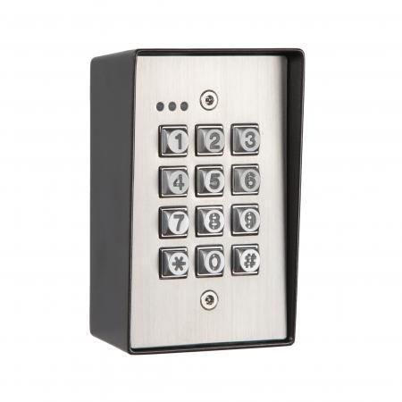 Surface Mount Vandal  Resistant Stainless Steel  Keypad thumbnail