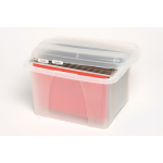 MARBIG PORTA FILE BOX CRYSTALFILE CLEAR ( EACH )