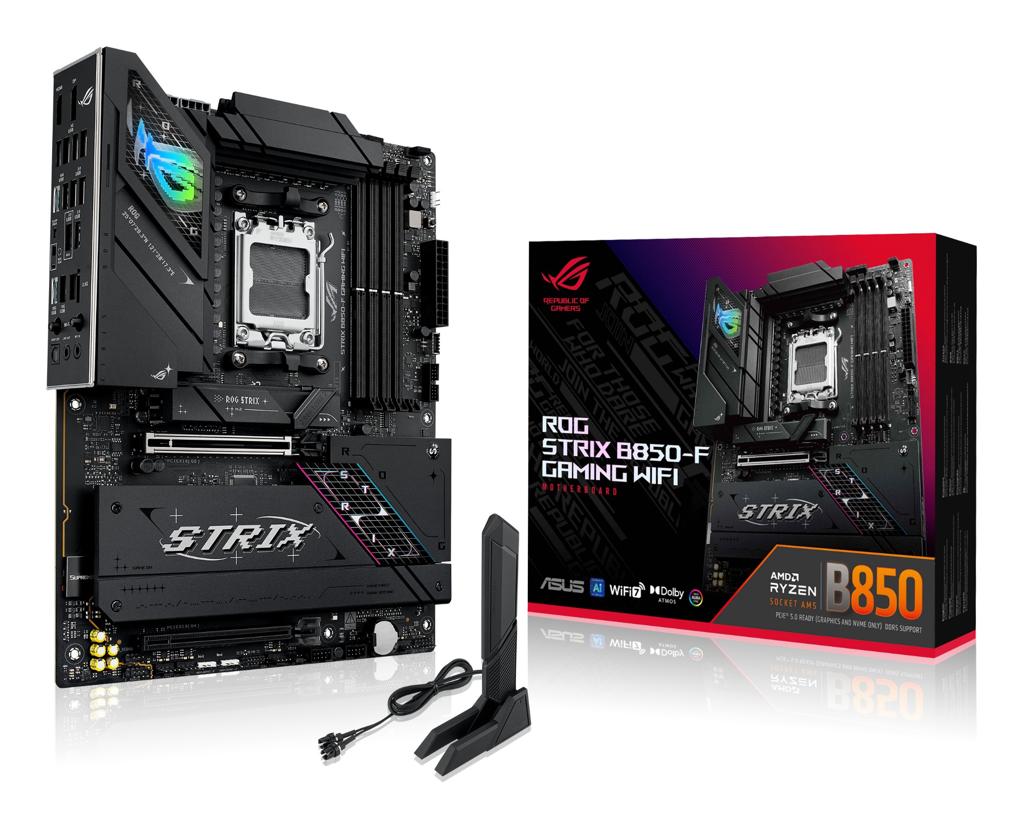 90MB1J70-M0EAY0 ASUS MB AMD AM5 STRIX B850-F GAMIN WIFI D5ATX