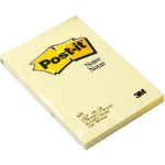 POST-IT 659 NOTES 100 SHEETS PER PAD 98 X 149MM YELLOW