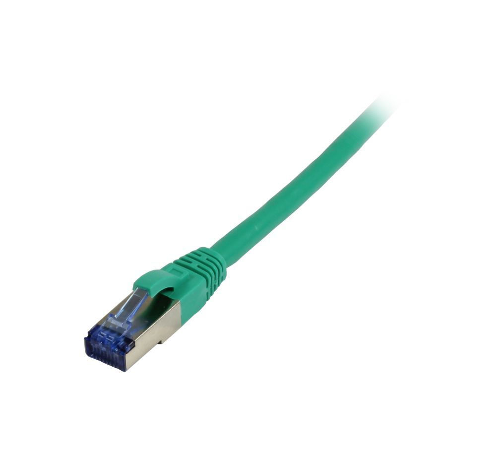 EU Product - Patchkabel RJ45 Cat6a 500Mhz gruen S-STP S/FTP TPE/LSZH Superflex AWG26 - Cable - Network thumbnail