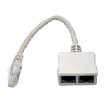 Cables Direct RJ-ECON network splitter White