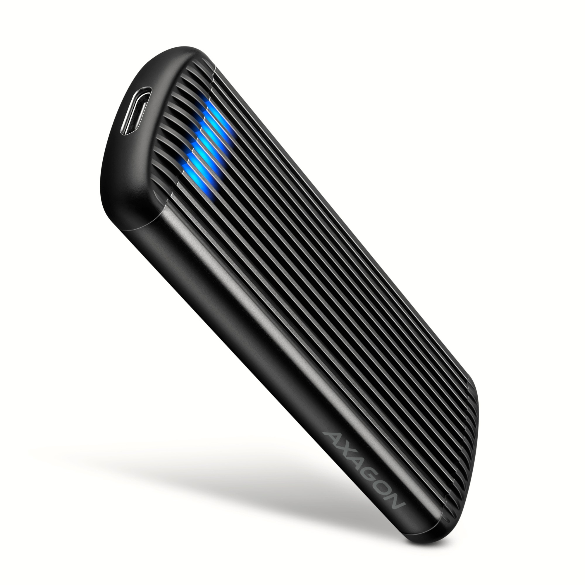 EU Product - EEM2-SC SSD-Gehuse M.2 NVMe USB-C 10Gbit/s Aluminium - schwarz
