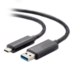 Vaddio 440-1007-008 USB cable USB 3.2 Gen 2 (3.1 Gen 2) 8 m USB C USB A Black