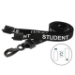 Digital ID 15mm Recycled Black Student Lanyards with Plastic J Clip (Pack of 100)