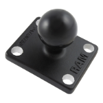 RAM Mounts Ball Adapter with AMPS Plate and 7mm Holes