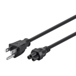 Monoprice 7690 power cable Black 177.2" (4.5 m) NEMA 5-15P IEC 320