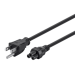 Monoprice 7687 power cable Black 35.4" (0.9 m) IEC 320 NEMA 5-15P