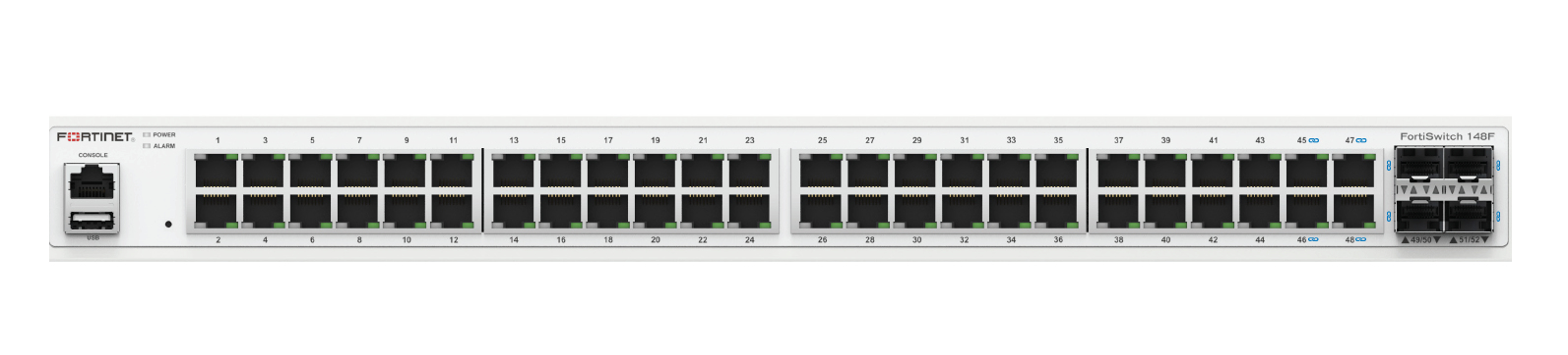 Photos - Switch Fortinet FortiSwitch-148F is a performance/price competitive L2+ manag FS 