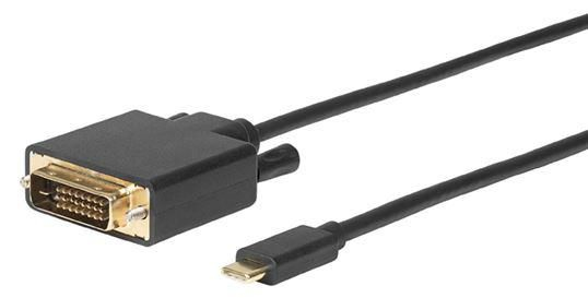 Image of Microconnect USB3.1CDVI18B video cable adapter 1.8 m USB Type-C DVI-D