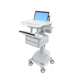 Ergotron StyleView Aluminium, Grey, White Laptop Multimedia cart