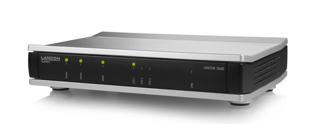 Image of Lancom Systems 1640E (EU) wired router Gigabit Ethernet Black, Silver