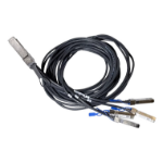 Mikrotik QSFP56 Breakout Kabel, 3m InfiniBand/fibre optic cable 4x QSFP56 Black