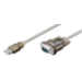 Microconnect 68875 serial cable Transparent 1.5 m USB Type-A VGA (D-Sub)