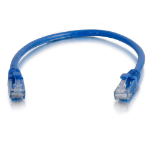 C2G 6" Cat6 networking cable Blue 5.91" (0.15 m) U/UTP (UTP)