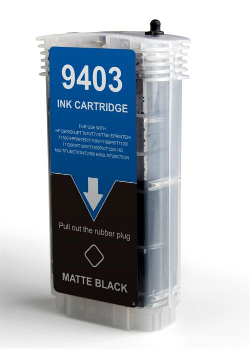 CTS Remanufactured HP 72 Matte Black Hi Cap C9403A Inkjet