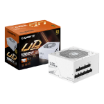 GIGABYTE UD1000GM PG5 V2 ICE Power Supply Unit- PCIe Gen 5.1, 80 PLUS Gold, Fully Modular Design, 120mm Fan, ATX 3.1 compatible, EU Plug