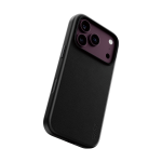 PanzerGlass CARE™ by ® Solo Vegan Leather Case Black w. MagSafe iPhone 2026 Pro | 17 Pro mobiele telefoon behuizingen Hoes Zwart