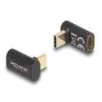 DeLOCK Adapter USB 40 Gbps USB Type-C PD 3.0 100 W male to female angled 8K 60 Hz