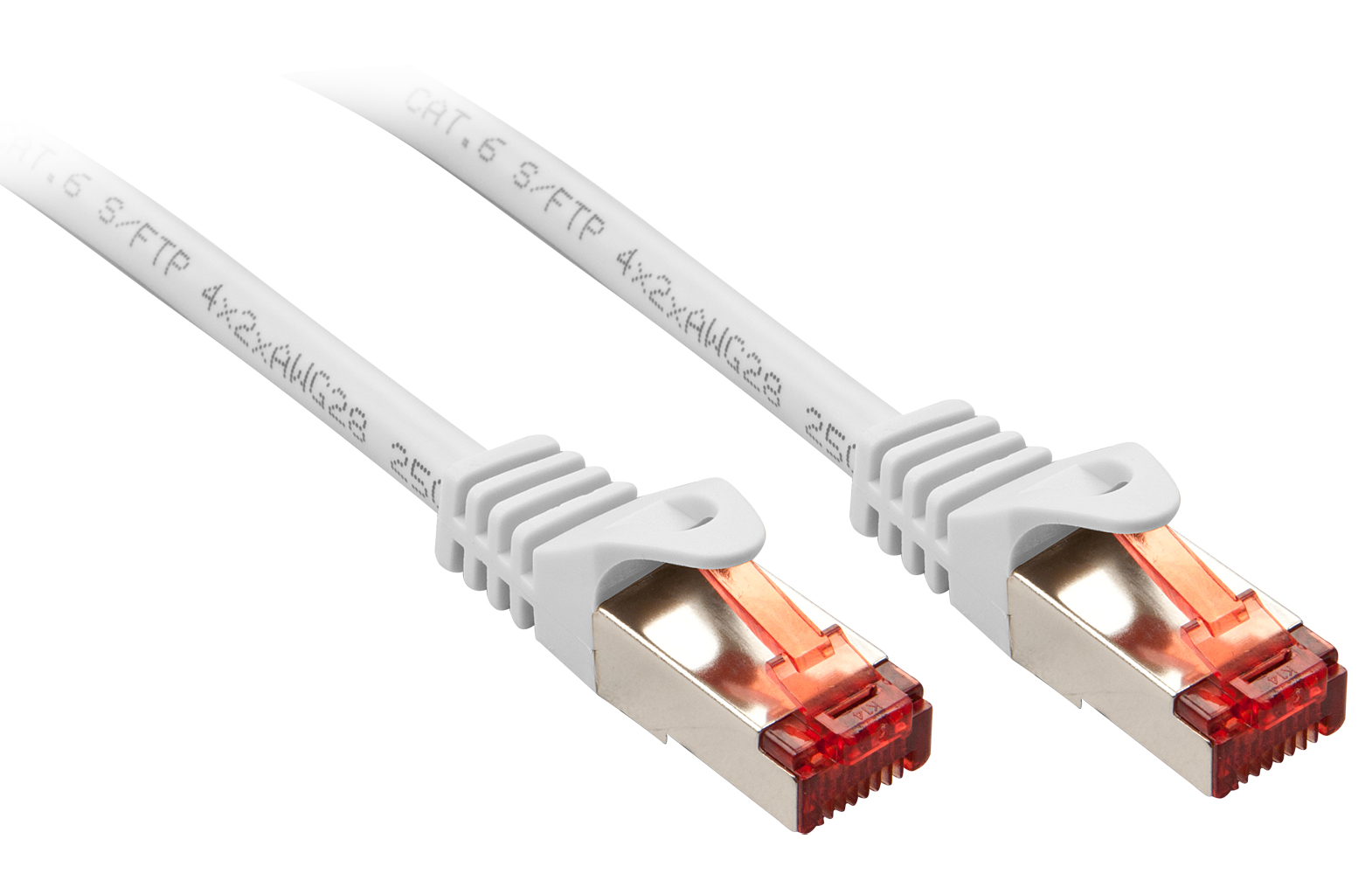 Image of Lindy Cat.6 S/FTP 0.3m networking cable White Cat6 S/FTP (S-STP)