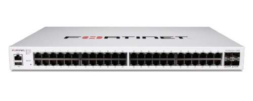 Fortinet Layer 2/3 FortiGate switch controller compatible switch with 48 x GE RJ45 ports, 4 x 10 GE SFP+
