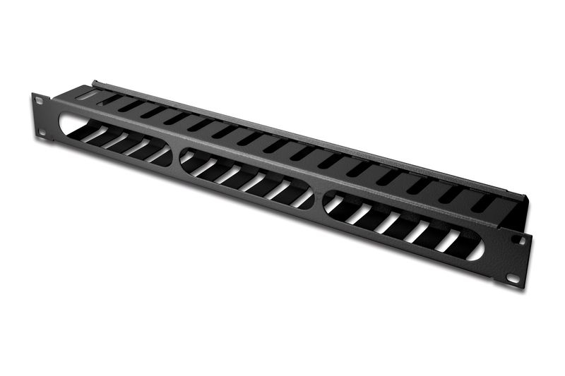 Image of Equip 19" Rack Mount Cable Management Panel, Black