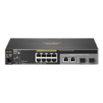 HPE Aruba 2530 8G PoE+ Managed L2 Gigabit Ethernet (10/100/1000) Power over Ethernet (PoE) 1U