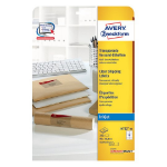 Avery J4722-25 self-adhesive label Rounded rectangle Permanent Transparent 250 pc(s)