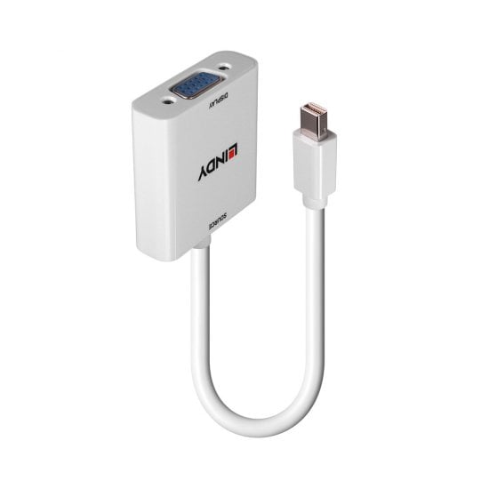 Image of Lindy 38317 video cable adapter 0.16 m Mini DisplayPort VGA...