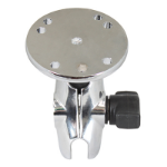 RAM Mounts Chrome Double Socket Arm with Round Plate