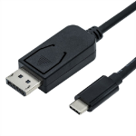 ROLINE 11045845 1 m USB Type-C DisplayPort Black