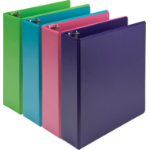 Samsill Durable ring binder Letter Blue, Green, Pink, Purple
