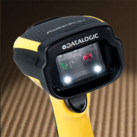Datalogic PowerScan 9501 Handhållen steckkodsläsare 2D laser Svart, Gul