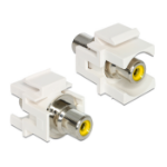DeLOCK 86306 cable gender changer RCA Yellow