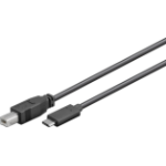 Goobay 67985 USB cable USB 2.0 1 m USB B USB C 0.48 Gbit/s Black