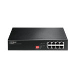 Edimax ES-1008PH V2 network switch Unmanaged Fast Ethernet (10/100) Power over Ethernet (PoE) Black