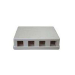 4Cabling 4 Port Keystone Surface Mount Box