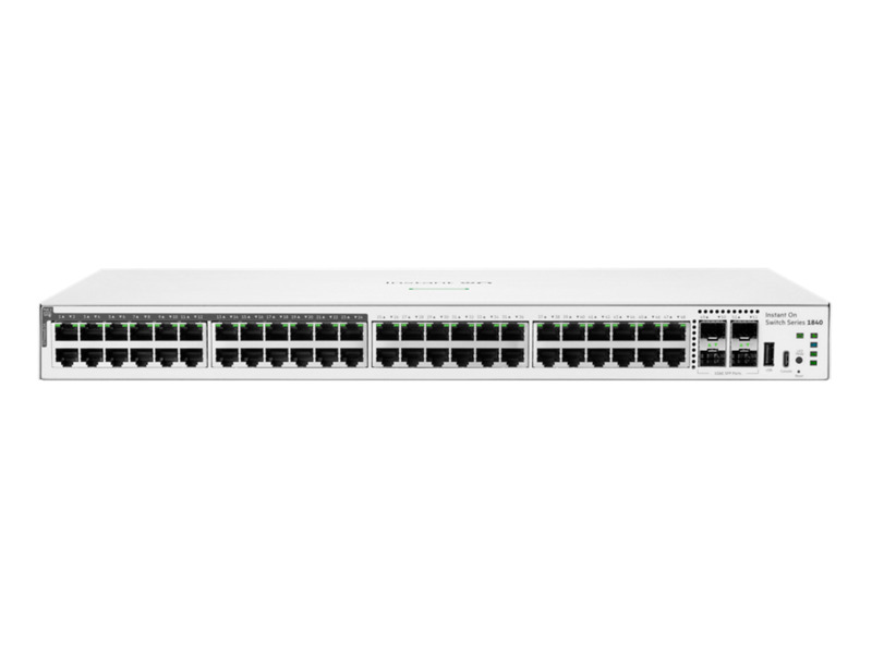 HPE Networking Instant On Switch 48p Gigabit 24p CL4 PoE 4p SFP 370W 1