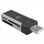 Shintaro USB2.0 External Mini Multi Card Reader (Micro SD card, SD / MMC, MS / MS Duo)