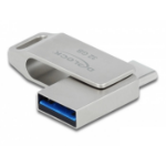 DeLOCK USB 5 Gbps USB-C + Type-A Memory Stick 32 GB - Metal Housing