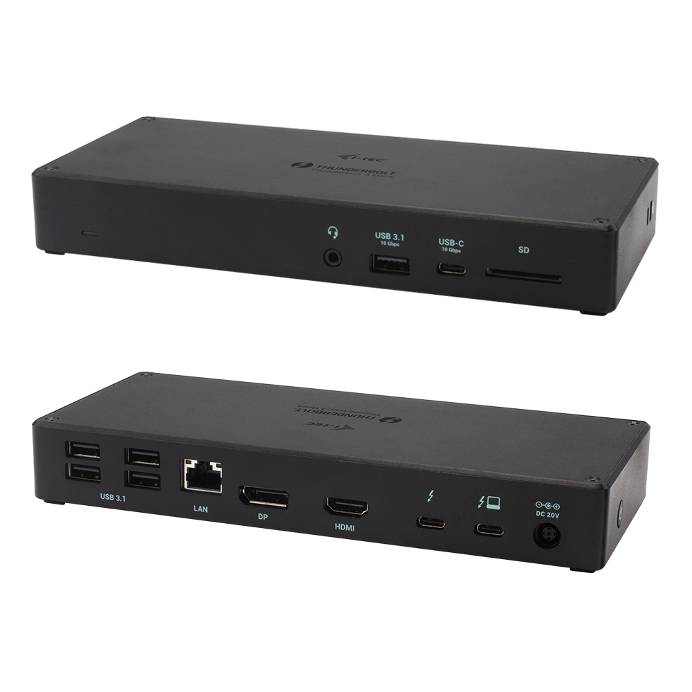 Image of i-tec Thunderbolt 3 3x Display Docking Station + Power Delivery 96W