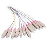 LOGON PROFESSIONAL Fiber Pigtail Set 12x SC OM4