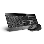 Rapoo 9900M keyboard RF Wireless + Bluetooth Black