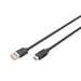 Digitus USB-C connection cable, USB-A - USB-C