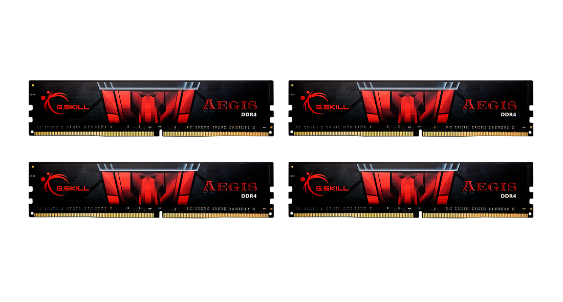 Image of G.Skill Aegis F4-3200C16Q-64GIS memory module 64 GB 4 x 16 GB DDR4...